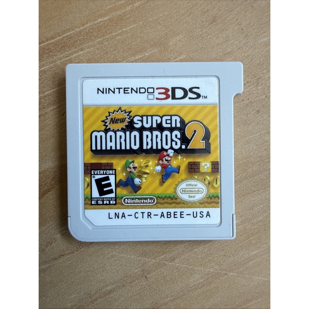 New Super Mario Bros 2 - Nintendo 3DS - Tested & Working - Cartridge Only